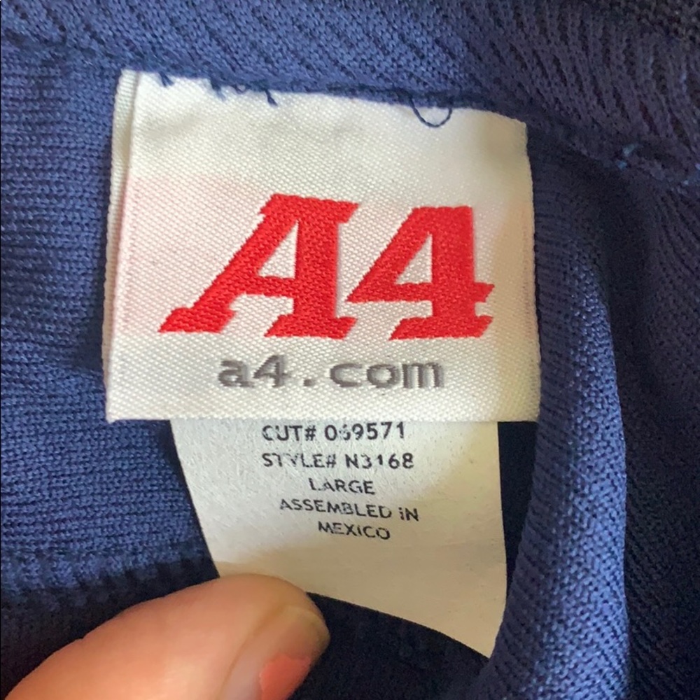 A4 men shirt size L blue - Picture 4 of 4